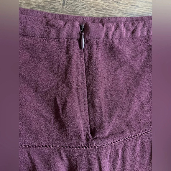 Sunday Best Zelda Mini Skirt in Burgundy - Picture 6 of 9